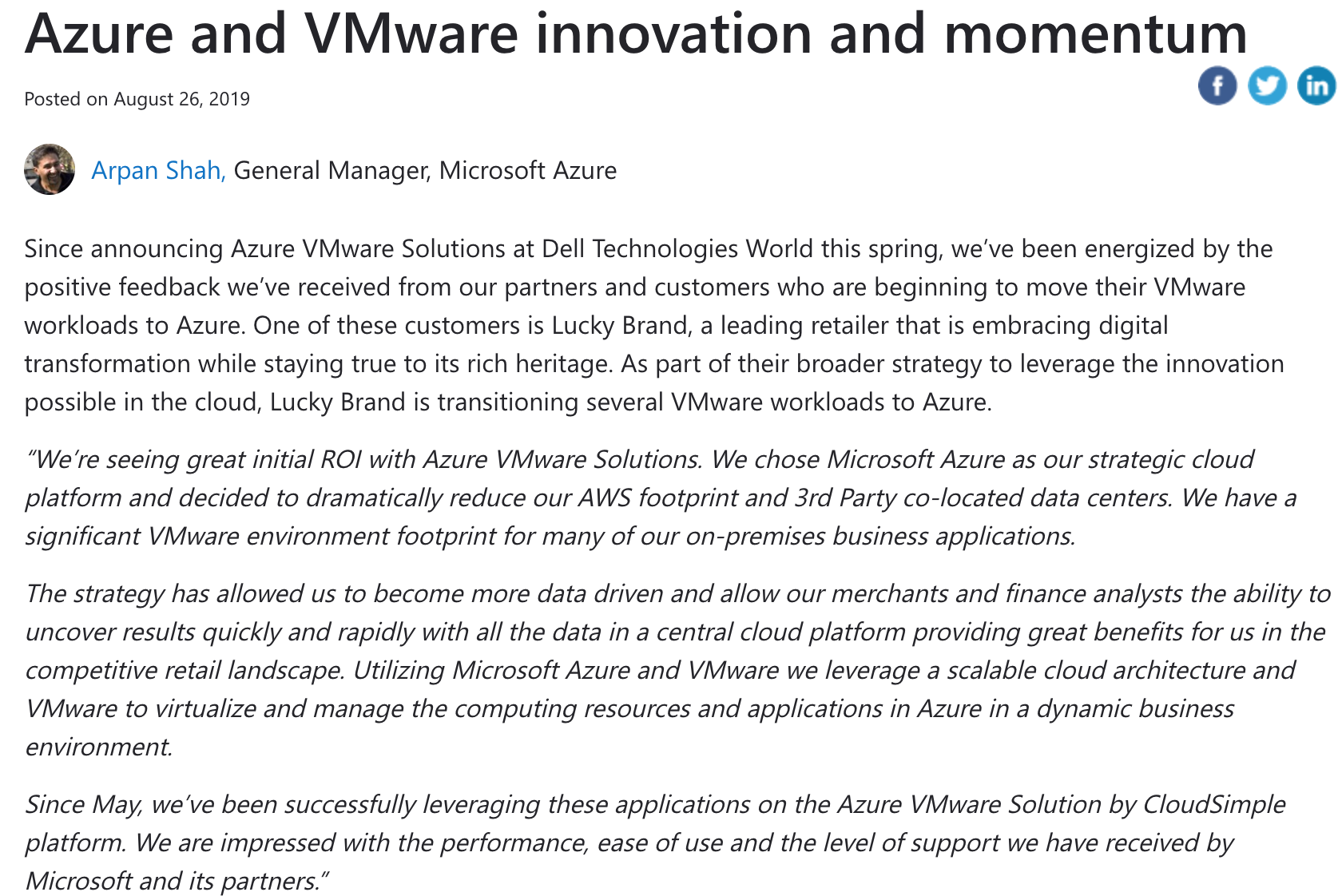 RiverMeadow VMWare